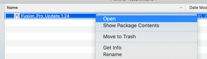 Image showing the drop down menu