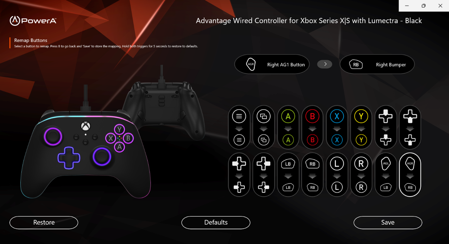 Gamer HQ Button Remapping