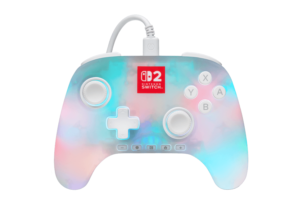 Fortnite Glow Controller shown under blacklight with uv pattern