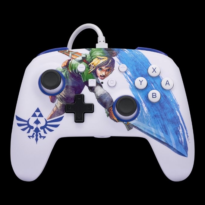 Enhanced Wired Controller for Nintendo Switch - Master Sword Attack
