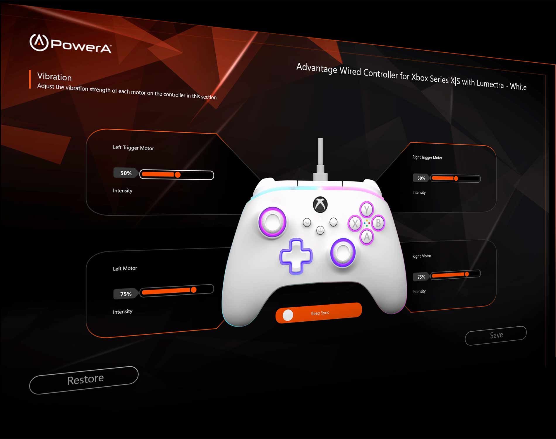 Gamer HQ Audio Settings Screen