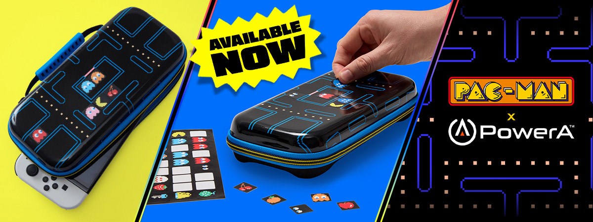 PAC-MAN Protection Case with Ghost and Fruit vinyl clings