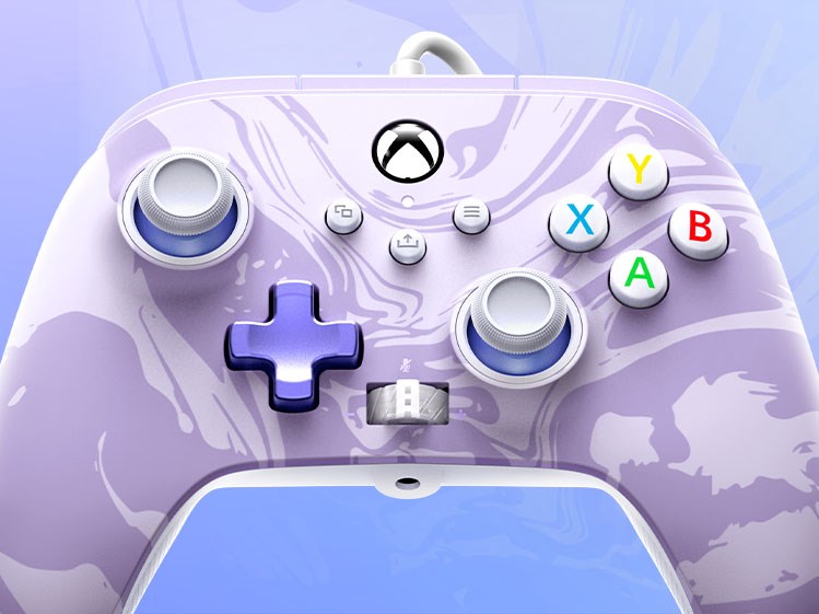 Enhanced Wired Controller for Xbox Series X|S - Lavender Swirl