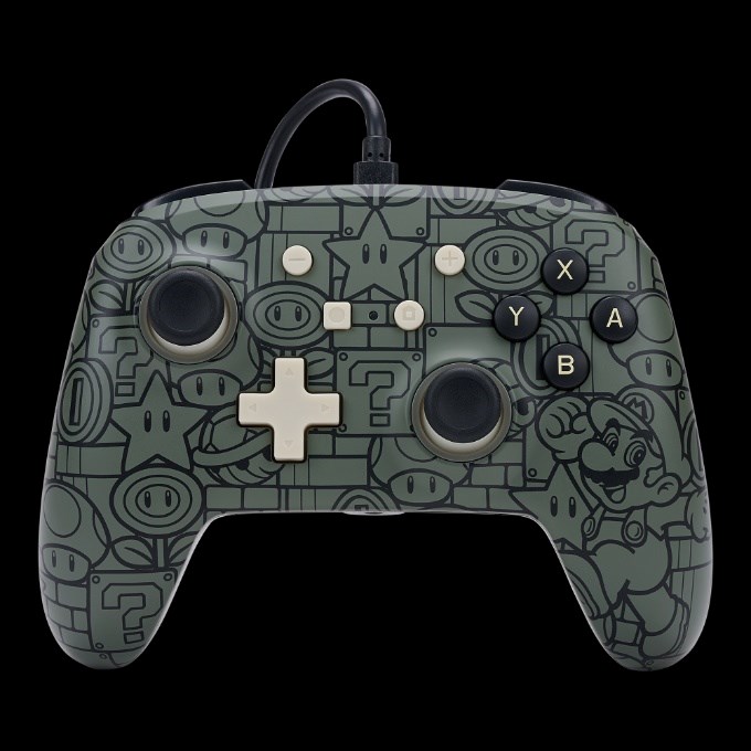 Enhanced Wired Controller for Nintendo Switch - Power-Up Mario