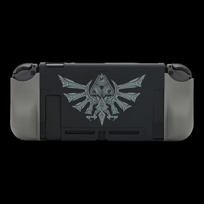 Console Shield for Nintendo Switch - Silver Hyrule Crest
