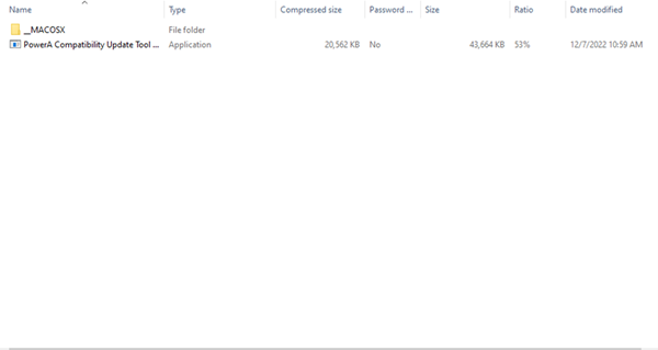 Windows folder showing the Update Tool